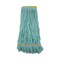 Boardwalk Large Looped-End Wet Mop, Green, Cotton/Synthetic, PK12, BWK1200XLCT BWK1200XLCT - alternate 1